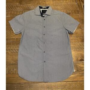 Cactus Man Navy Casual Button Down Shirt Size Small Men’s Short Sleeve Shirt